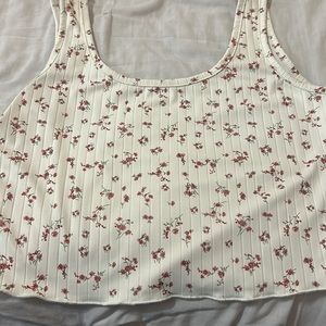 White Tank Top Sleeveless